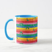 Mug Eric Carle | Caterpillar Rainbow Stripe Motif (Gauche)
