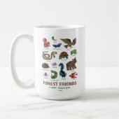 Mug Eric Carle | Les amis de la forêt heureux ensemble (Gauche)