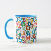 Mug Eric Carle | Lettres Motifs alphabétiques (Gauche)