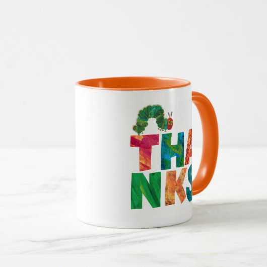Mug Eric Carle | Merci Caterpillar (Devant droit)