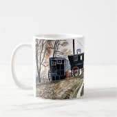 Mug Eric Ravilious - Caravanes, (Gauche)