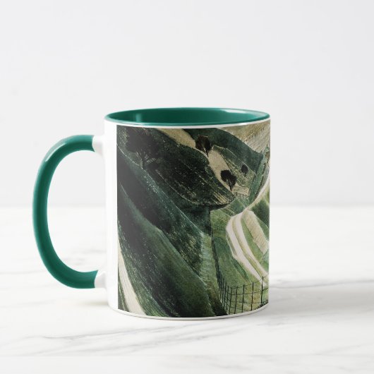 Mug Eric Ravilious - Chalk Paths, célèbre oeuvre d'art (Gauche)