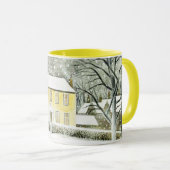Mug Eric Ravilious - chemin Hallstead en neige, (Devant droit)