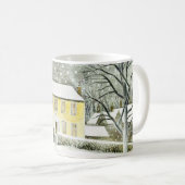 Mug Eric Ravilious - chemin Hallstead en neige, (Devant droit)