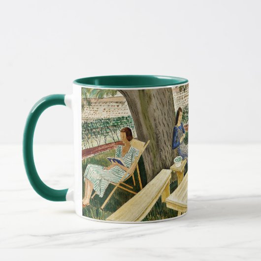 Mug Eric Ravilious - Deux femmes dans un jardin, (Gauche)