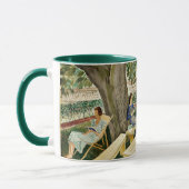 Mug Eric Ravilious - Deux femmes dans un jardin, (Gauche)