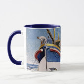 Mug Eric Ravilious - Lifeboat, (Gauche)
