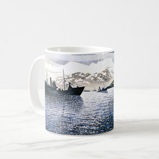 Mug Eric Ravilious - Norvège, réalisme magique, (Devant gauche)