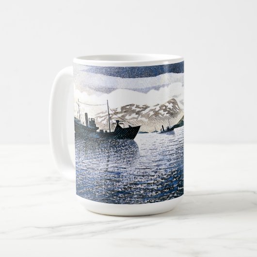 Mug Eric Ravilious - Norvège, réalisme magique, (Devant gauche)
