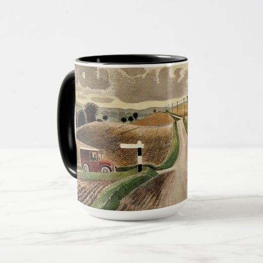 Mug Eric Ravilit, Wiltshire Paysage (Devant gauche)