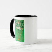 Mug Erin Go Bragh Femme sur la scène de la harpe (Devant gauche)
