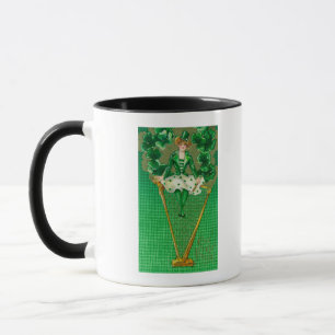 Mug Erin vont femme de Bragh sur la scène d'harpe