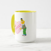 Mug Ernie & Bert Big Valentine's Heart (Devant gauche)