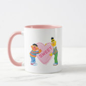 Mug Ernie & Bert Gros Cœur de la Saint-Valentin (Gauche)