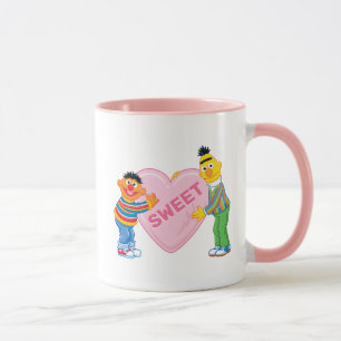 Mug Ernie & Bert Gros Cœur de la Saint-Valentin