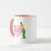 Mug Ernie & Bert Gros Cœur de la Saint-Valentin (Devant gauche)