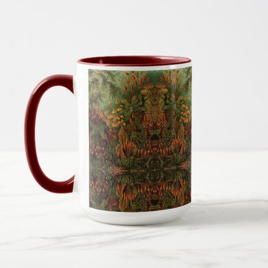 Mug Ernst Haeckel Muscinae illustration vintage (Gauche)