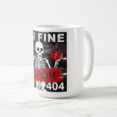 Mug Erreur 404 (Devant droit)