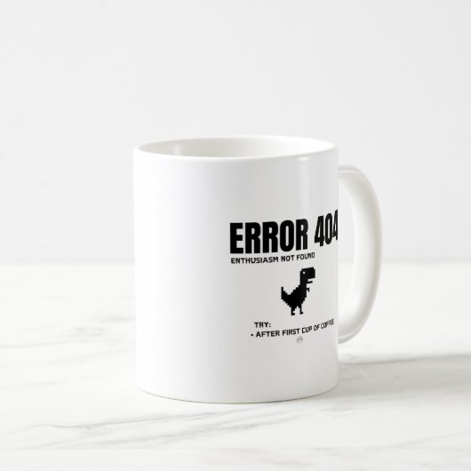 Mug Erreur 404 (Devant droit)