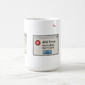 Mug Erreur 404 : Motivation non trouvée (Centre)