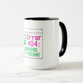 Mug Erreur 404 : Objet introuvable T-shirt Retro Tech (Devant droit)