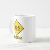 Mug Erreur 408 : Délai d'expiration de la demande de d (Devant gauche)