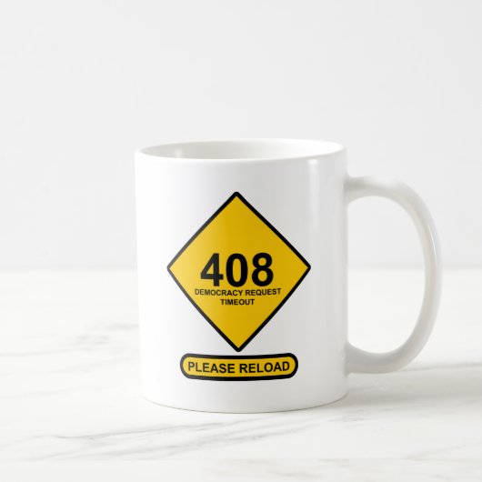 Mug Erreur 408 : Délai d'expiration de la demande de d (Droite)