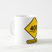 Mug Erreur 408 : Délai d'expiration de la demande de d (Devant gauche)