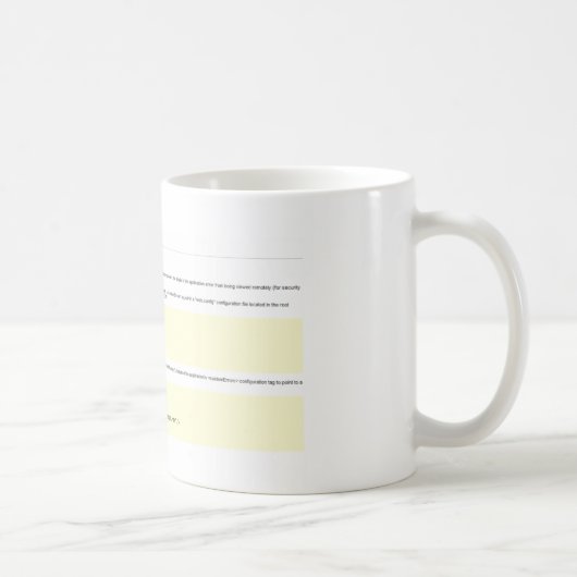 Mug Erreur de serveur de .NET (Droite)