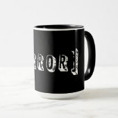 Mug Erreur sur le noir (Devant droit)