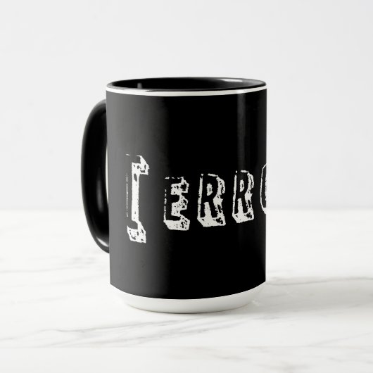 Mug Erreur sur le noir (Devant gauche)