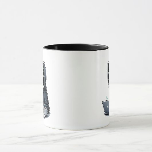 Mug Error 404 Brain Not Found Funny Design – Programme (Centre)