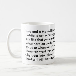 Mug Ęrs mots de vue de professeur de catégorie de
