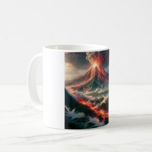 Mug Éruptions volcaniques (Devant gauche)
