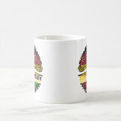 Mug Erythrée Deutsch Deutschland Baum Wurzel (Centre)