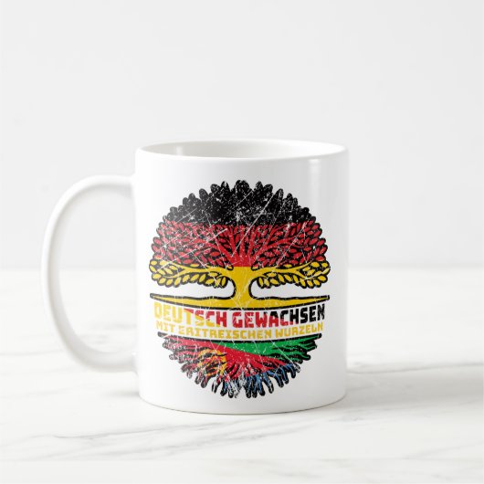 Mug Erythrée Deutsch Deutschland Baum Wurzel (Gauche)