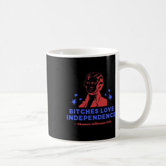 Mug Es Love Independence Funny 4 juillet Thomas Jeff (Droite)