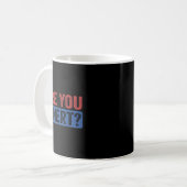 Mug Es-tu en train d'ignorer la citation drôle ? (Devant gauche)