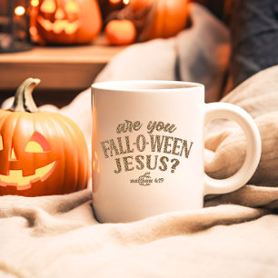 Mug Es-tu FALL-O-WEEN Jésus ? Christian Halloween