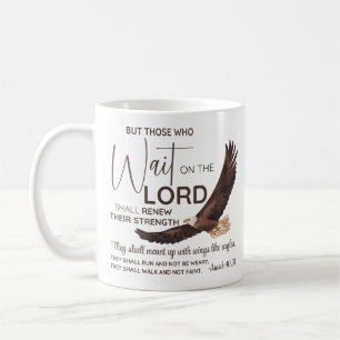 Mug Ésaïe 40:31 Ceux qui attendent sur le Seigneur Écr
