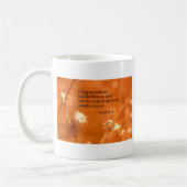 Mug Ésaïe 40:8 L'herbe se dessèche et les fleurs s'est (Gauche)