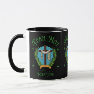Mug Esaïe 41:13 KJV Bible Verse Deux Tons