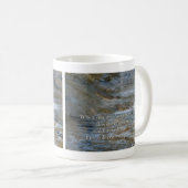 Mug Ésaïe 43:2 Quand tu traverses les eaux (Devant droit)