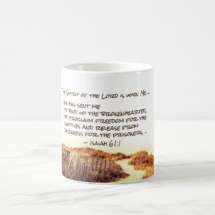 Mug Ésaïe 61:1 L'Esprit du Seigneur est sur Moi,