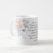 Mug Ésaïe 9:6 Il sera appelé Merveilleux...Noël (Devant gauche)