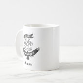 Mug Ésaïe classique 40:21 Bible chrétienne Verse (Devant gauche)