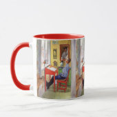 Mug Esbjorn Faire ses devoirs par Carl Larsson (Gauche)