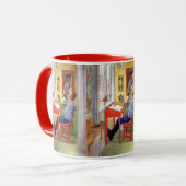 Mug Esbjorn Faire ses devoirs par Carl Larsson (Devant gauche)