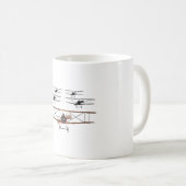 Mug Escadron Biplane (Devant droit)