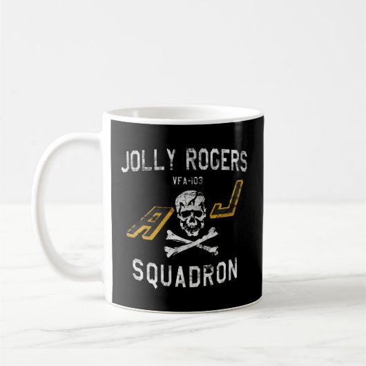 Mug Escadron de chasseurs jollys rogers Vfa-103 (Gauche)
